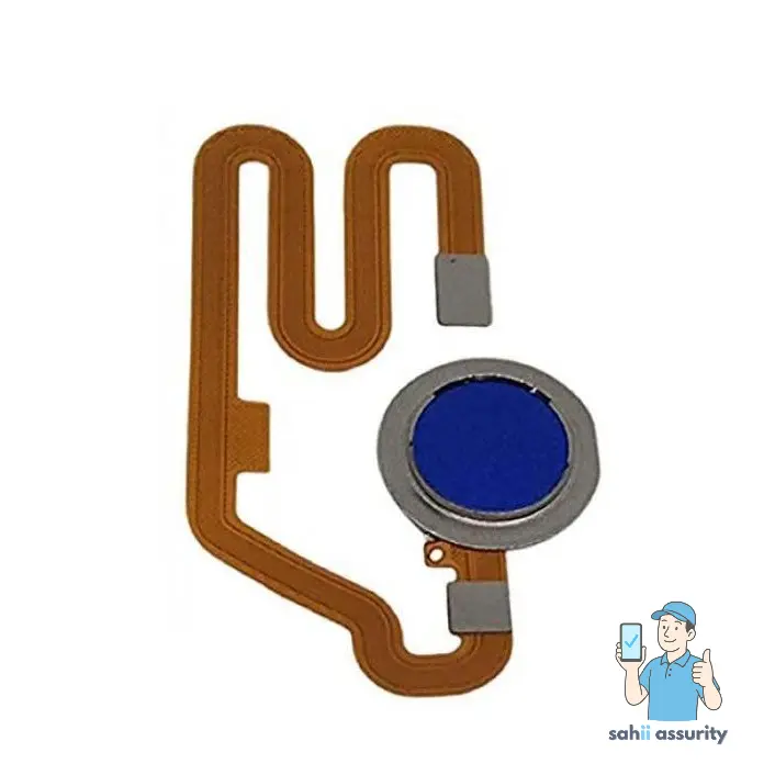 Fingerprint Sensor with Flex Cable for Realme 3 Blue thumbnail